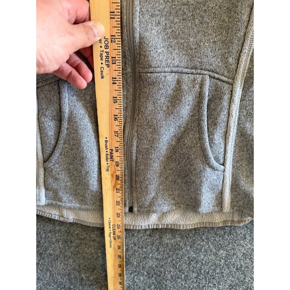 The North Face Girls Full-Zip Gray Fleece Jacket With Pink Logo M - Picture 10 of 10